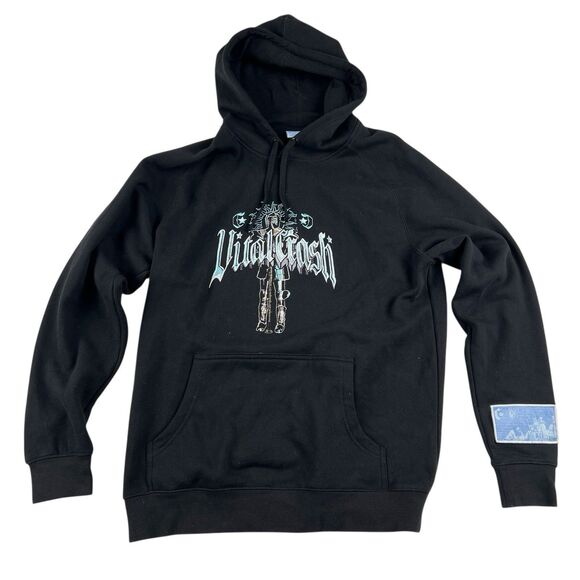 ViTAL STUDiOS x CRASH VANCOUVER CORRUPTED KNiGHT HOODiE Large - Picture 1 of 9